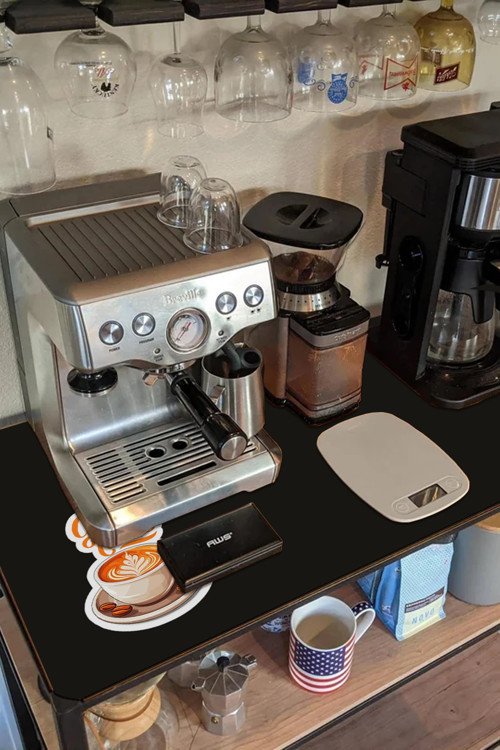 Barista Matı Sıvı Geçirmez Büyük Boy XXL Kahve Barı Espresso Kahve Makinesi Pad 40x90c