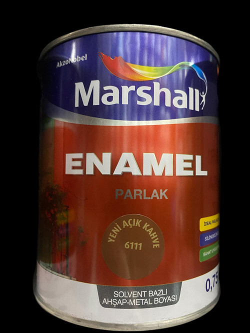 MB ENAMEL PARLAK AÇIK KAHVE 0.75LT