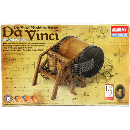 18138 DA VİNCİ MEKANİK DAVULU, PLASTİK MODEL KİTİ