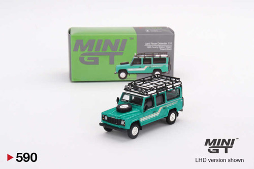 1/64 LAND ROVER DEFENDER 110 1985 COUNTY STATİON WAGON TRİDENT GREEN MGT00590