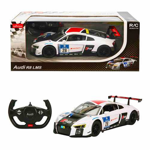 SUNMAN RASTAR 75300 KUMANDALI ARABA AUDİ R8 LMS F/F R/C 2.4GHZ IŞIKLI 1:14 6+