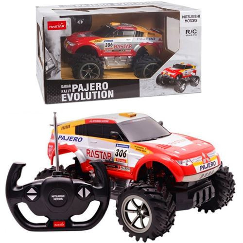 SUNMAN RASTAR KUMANDALI ARABA 20100 MİTSUBİSHİ RALLY PİLLİ 1:18 2.4GHZ 6+