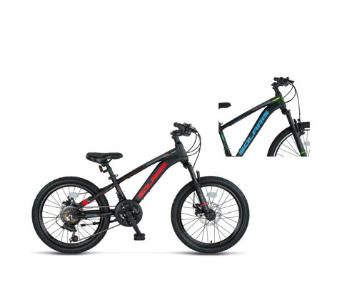 2051 SOLARIS ERKEK ÇOCUK BİSİKLETİ 254H MD 20 JANT BLACK BLUE
