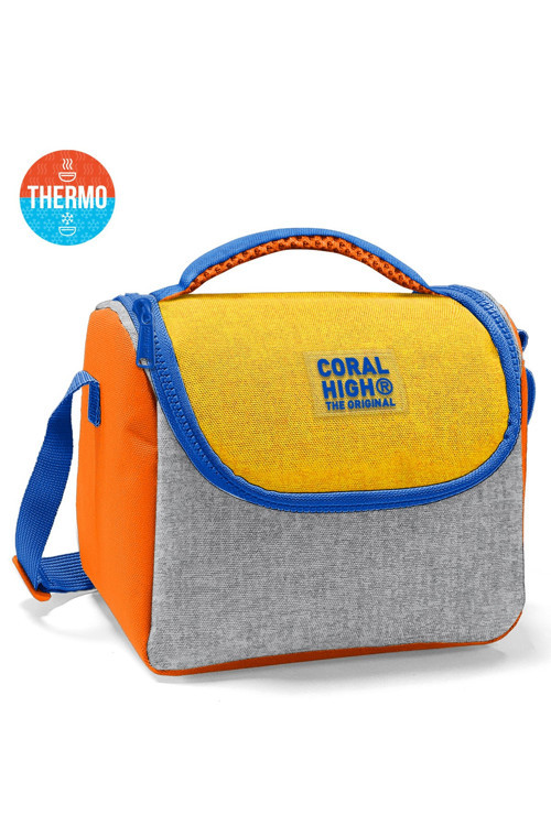 Kids Gri Sarı Thermo Beslenme Çantası 37121