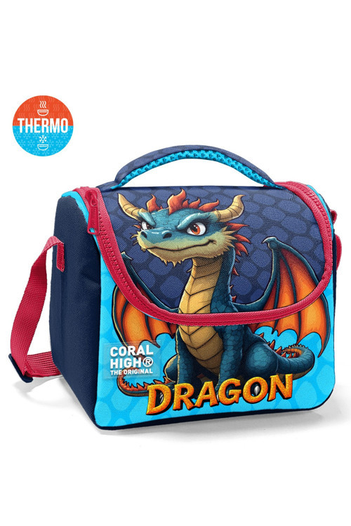 Kids Dragon Desenli Thermo Beslenme Çantası 37113