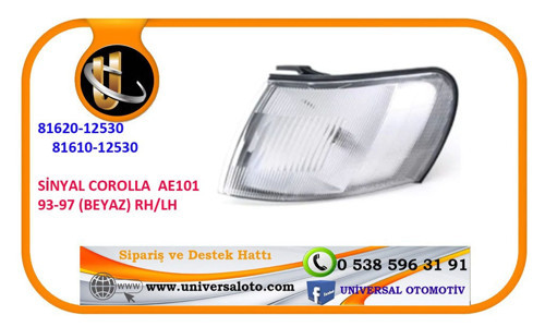 SİNYAL COROLLA AE100 1992-1997 SAĞ (BEYAZ) (2 Lİ PAKET)