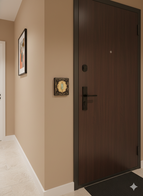 Sultan 1980’ler Vintage LİGHT Anahtarı - Antika Yaylı Zil/Merdiven Otomatiği Anahtarı - Victorian Tasarım Altın Varaklı Retro Donanım