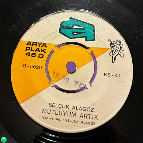 Selçuk Alagöz - Gençliğim / Mutluyum Artık - Arya Plak 45'lik