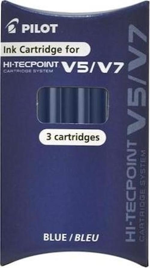 V7 Kartuşlu Yedek Mavi 3'lü