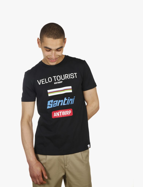 X ANTWRP Velo Tourist Özel Seri Tişört AP499GLLBRAND BTS050-L001 SİYAH-S