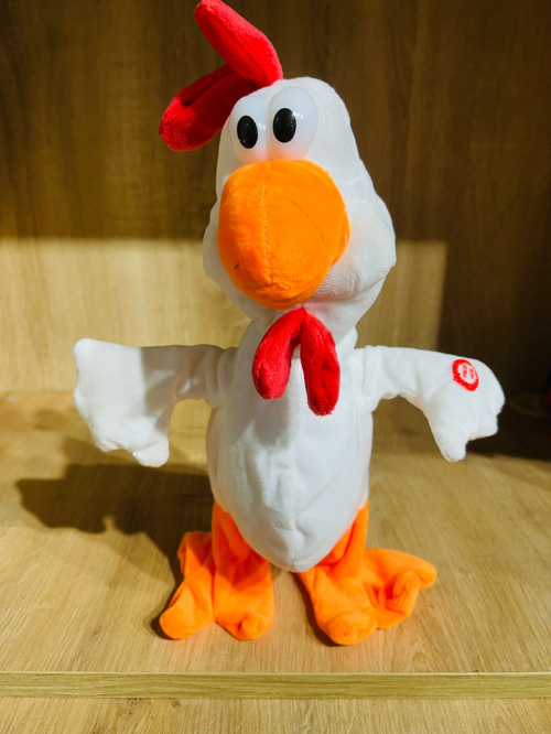 Dans Eden 35 Cm Dans Eden Peluş HAYVANLAR Kafasından Çekince Bağırır Eğlenceli Çocuk Oyuncak Pilli