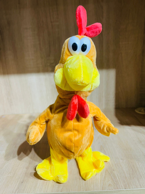 Dans Eden 35 Cm Dans Eden Peluş HAYVANLAR Kafasından Çekince Bağırır Eğlenceli Çocuk Oyuncak Pilli