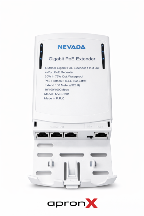 NVD-3201 1 In 3 Gigabit Out Poe Repeater Extender Waterproof