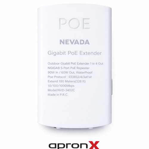 NVD-3402C 1 In 4 Gigabit Out Poe Repeater Extender Waterproof