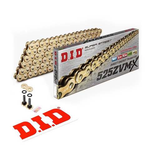 525-100Zvm-x 2016-2023 Triumph Bonneville T120 Uyumlu Zincir Zvm-x Gold (Sarı) Renk