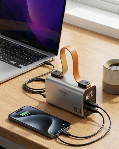 popüler 50000 mAh Powerbank Süper Hızlı Şarj LED Dijital Göstergeli Taşınabilir Şarj Cihaz�