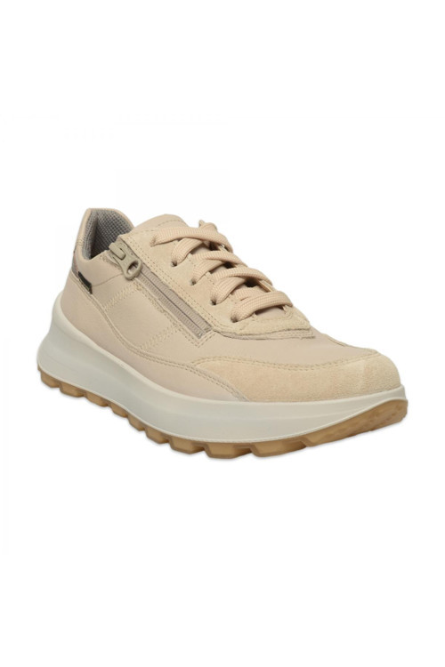 000407 T4 Run Gore-Tex Günlük Bej Kadın Ayakkabı