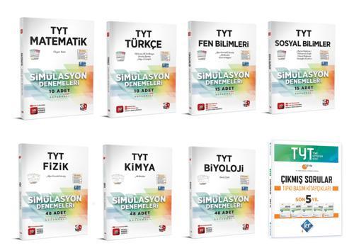 3D Yayınları TYT Tüm Dersler Simülasyon Denemeleri ve KR Akademi TYT Son 5 Yıl Çıkmış Sorular