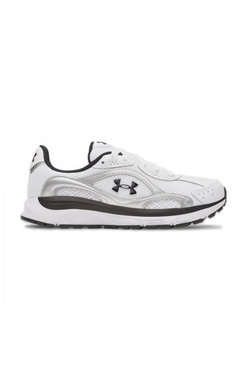 6007575 Ua W Tech Runner Günlük Beyaz-Siyah Unisex Spor Ayakkabı