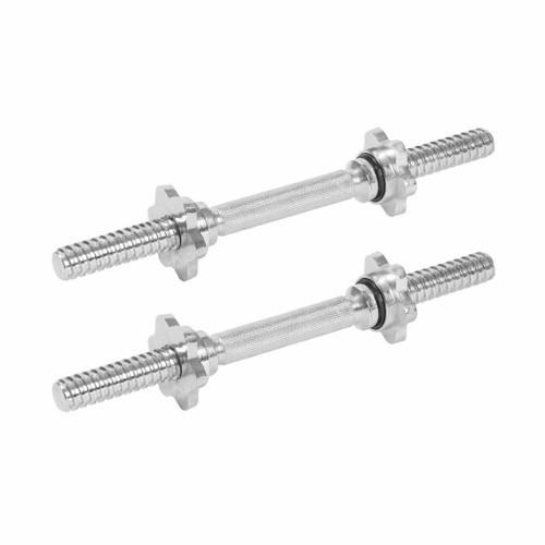 İki Adet 36 Cm Krom Bar 25,4 ile 29 Mm Arası Çaptaki Plakalar için Uygun Halter Ağırlık Çalışma Barı
