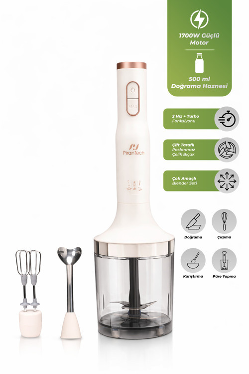 YH-94 El Blender Seti – Parçalayıcı, Çırpıcı ve Metal Blender