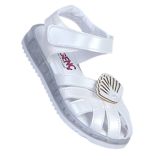 Şg9 Beyaz Kız Çocuk Sandalet
