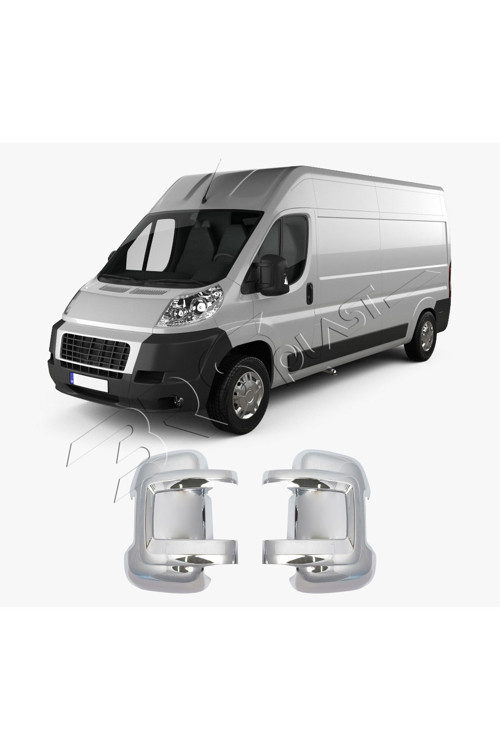 Fiat Ducato Uyumlu 2006 Ve Üzeri Ayna Kapağı 2 Parça Abs Krom Kaplama