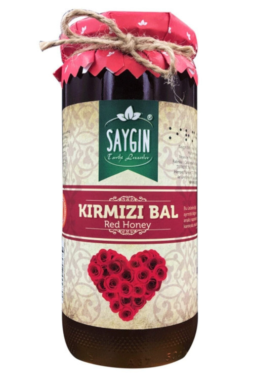 Doğal Kırmızı Bal 640 Gr