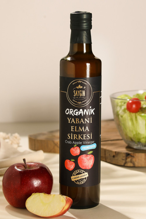 Organik Yabani Elma Sirkesi 500 Ml