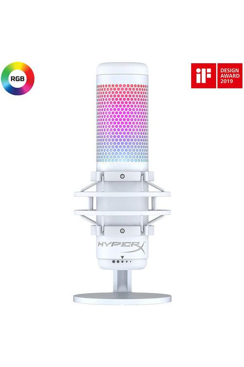 Quadcast S Rgb (Beyaz) Oyuncu Gaming Yayıncı Mikrofonu