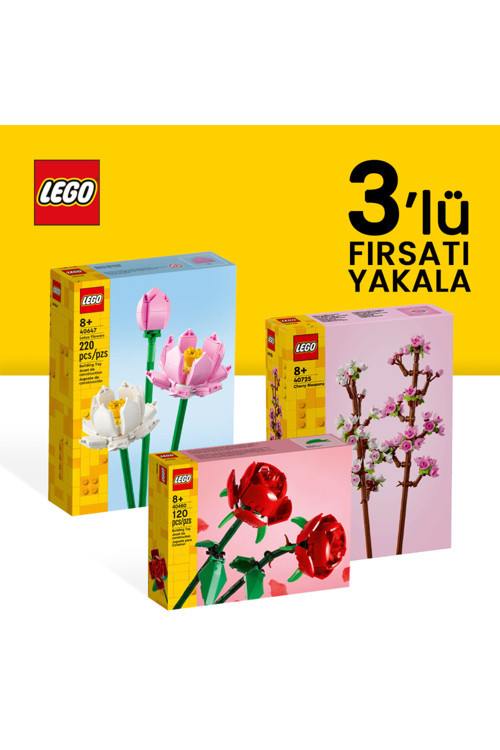 3 Lü Çiçek Seti