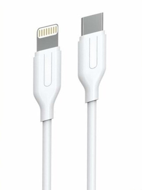 Yetty 3.0A Lightning ile Uyumlu-Type-C Kablo 1m Beyaz YKB-08B