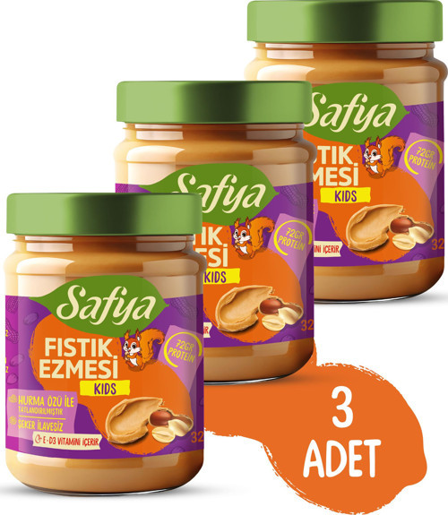 Kids Fıstık Ezmesi 320 gr x 3 Adet