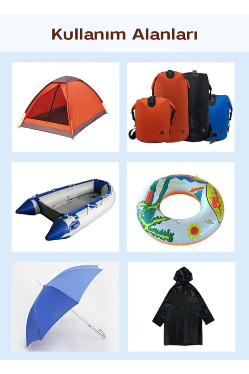 Onarım Kiti Havuz, Yatak ,Bot Tamir Onarım Yaması 6'lı Paket M-51