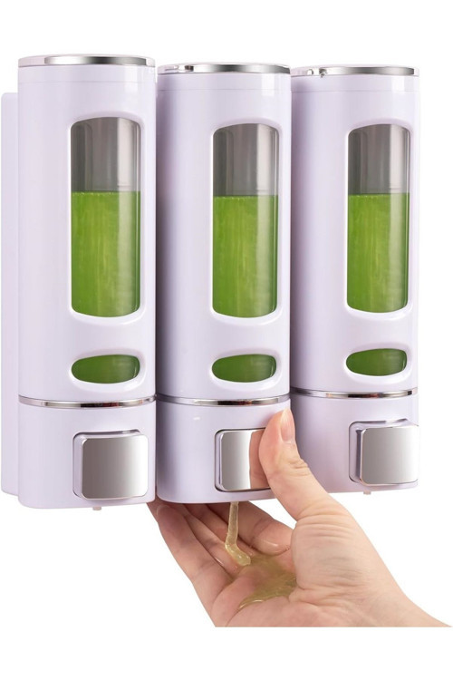 3 ADET 400 ML Duş Şampuan ,Doldurulabilir Şampuan ve Saç Kremi Şişeleri Banyo Mutfak Otel M-52