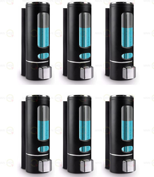 Duvara Monte Manuel Sabunluk El Sıvı Lavabo Sabunluk 400 Ml x 6 = 2400 Ml ( 6 Adet Sabunluk ) M-52