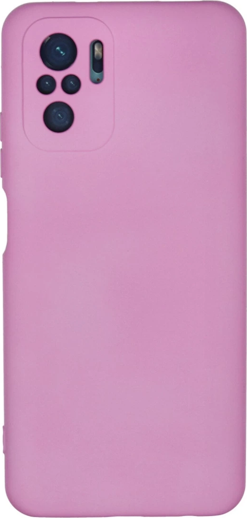 Xiaomi Redmi Note 10 Kılıf Nano İçi Kadife Silikon - Pembe