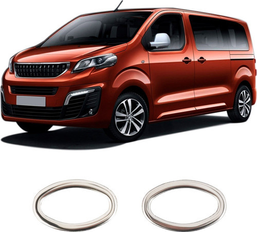 Peugeot Expert 3 Traveller Uyumlu 2016 Ve Üzeri Krom Sinyal Çerçevesi 2 Parça Paslanmaz Çelik