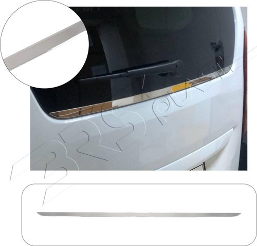 Citroen Berlingo Uyumlu 2019-2024 Krom Arka Cam Alt Çıtası Paslanmaz Çelik