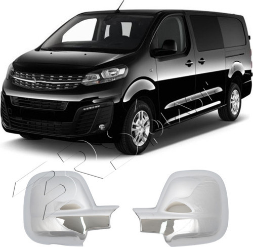 Opel Vivaro Uyumlu 2019 Ve Üzeri Ayna Kapağı 2 Parça Abs Krom Kaplama