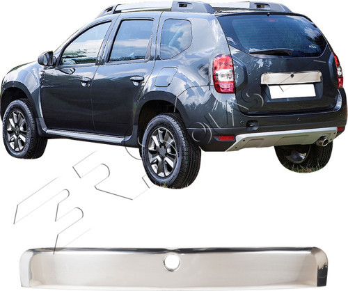 Dacia Duster Uyumlu 2010-2017 Krom Bagaj Çıtası Paslanmaz Çelik