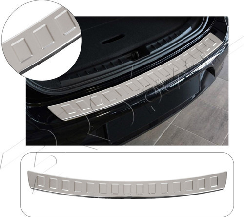 Seat Altea XL Uyumlu 2004-2009 Krom Arka Tampon Üstü Koruma Paslanmaz Çelik