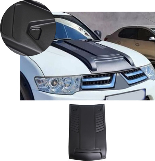 L200 Uyumlu 2007-2014 Abs Ön Kaput Üstü Scoop Havalandırma Tek Parça