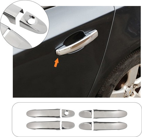 Servetdizaynoto Ford Mondeo Uyumlu 2007-2015 Krom Kapı Kolu 4 Kapı Paslanmaz Çelik