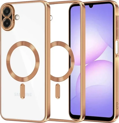Samsung Galaxy A07 Kross Magneticsafe Kapak - Çöl Titanyum