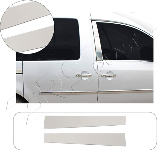 Volkswagen Caddy Uyumlu 2003 ve Üzeri Krom Kapı Direği 2 Parça Paslanmaz Çelik
