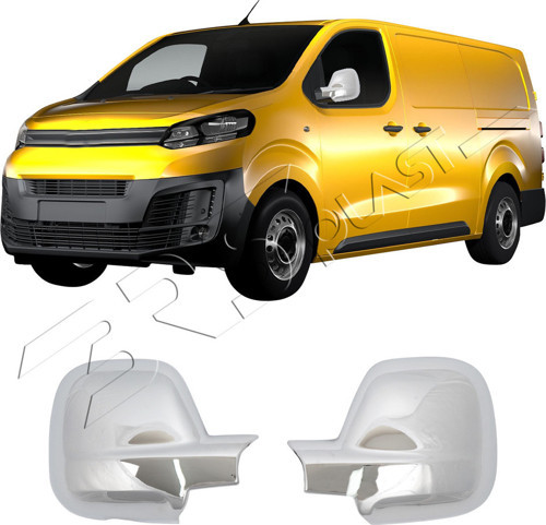 Citroen Jumpy 3 Uyumlu 2017 Ve Üzeri Ayna Kapağı 2 Parça Abs Krom Kaplama