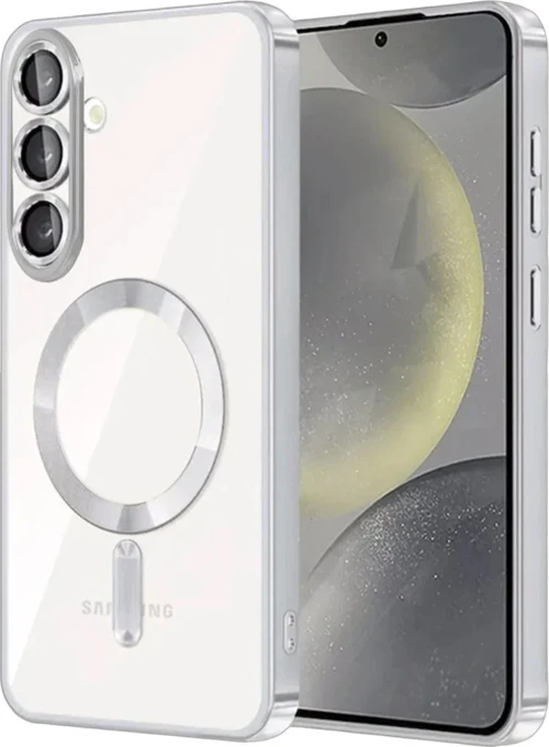 Samsung Galaxy S26 Kross Magneticsafe Kapak - Gümüş