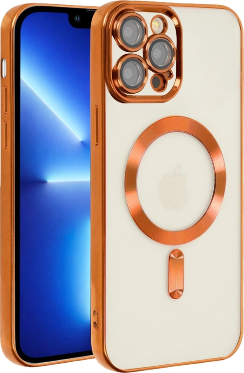 İphone 13 Pro Kılıf Kross Magneticsafe Kapak - Turuncu