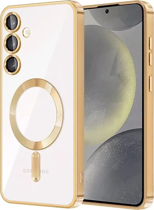 Samsung Galaxy A15 4G Kross Magneticsafe Kapak - Gold